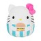 Squishmallows X Sanrio Food 8 Inch Plush | Hello Kitty With Cheeseburger